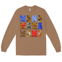 Toasted Coconut mama american flag 4th of july Long Sleeve Tee - HRA Design Shop