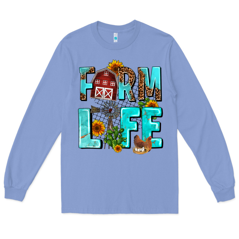 Farm Life Long Sleeve Tee by AdoDesignShop | Teevron