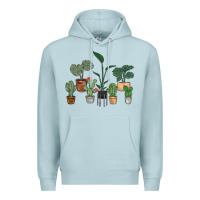 Blue Mist just one more plant Premium Hoodie - MaliasSmallBusiness