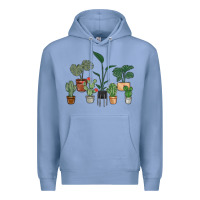 Colony Blue just one more plant Premium Hoodie - MaliasSmallBusiness