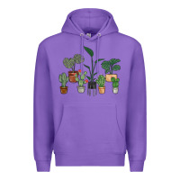 Purple just one more plant Premium Hoodie - MaliasSmallBusiness