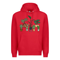 Red just one more plant Premium Hoodie - MaliasSmallBusiness