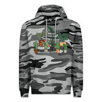 Slate Camo just one more plant Premium Hoodie - MaliasSmallBusiness