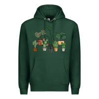 Sports Green just one more plant Premium Hoodie - MaliasSmallBusiness
