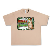 Burro merry and bright shiba inu Urban Heavy Tee - RanaPortraitStore