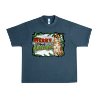 Midnight Navy merry and bright shiba inu Urban Heavy Tee - RanaPortraitStore