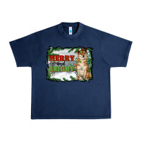 Navy merry and bright shiba inu Urban Heavy Tee - RanaPortraitStore