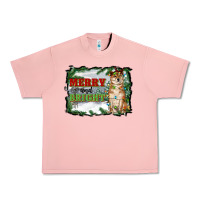 Salmon merry and bright shiba inu Urban Heavy Tee - RanaPortraitStore