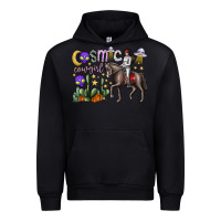 Black cosmic cowgirl Urban Hoodie - SublimationCraftShop
