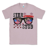 Lilac star spangled stup Classic Tee - CowhideDigitalArt