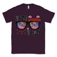Plum star spangled stup Classic Tee - CowhideDigitalArt