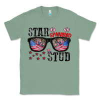 Sage star spangled stup Classic Tee - CowhideDigitalArt