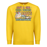 Lemon just a girl who brings books everywhere Premium Sweatshirt - MaliasSmallBusiness
