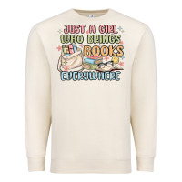 Sandshell just a girl who brings books everywhere Premium Sweatshirt - MaliasSmallBusiness