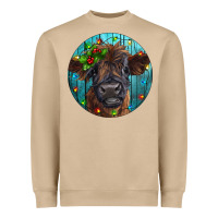 Mushroom Calf Christmas Heavyweight Sweatshirt - RanaPortraitStore