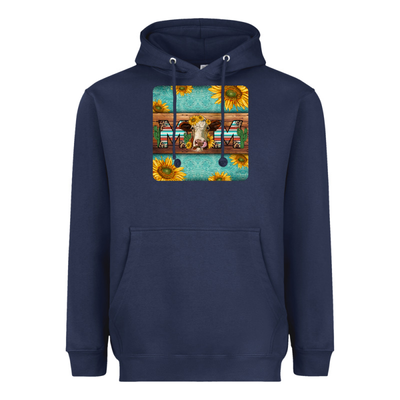 Hereford Cattle Mom Coaster Heavyweight Hoodie by Jasminsmagicworld | Teevron