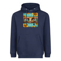 Navy hereford cattle mom coaster Heavyweight Hoodie - Jasminsmagicworld