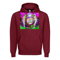 Burgundy witch vibes crystal ball tumbler Zipper Hoodie - BundleAndBundleShop