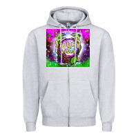 Heather Grey witch vibes crystal ball tumbler Zipper Hoodie - BundleAndBundleShop
