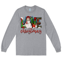 Heather Grey love christmas Long Sleeve Tee - FaDigitalArtStudio