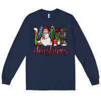 Navy love christmas Long Sleeve Tee - FaDigitalArtStudio