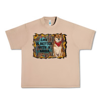 Burro life is better with a shiba Urban Heavy Tee - RanaPortraitStore