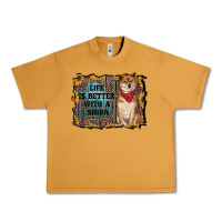 Peanut Butter life is better with a shiba Urban Heavy Tee - RanaPortraitStore
