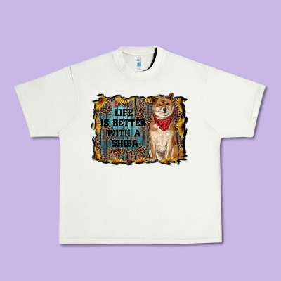 Life Is Better With A Shiba Urban Heavy Tee Designed By Ranaportraitstore