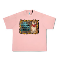 Salmon life is better with a shiba Urban Heavy Tee - RanaPortraitStore
