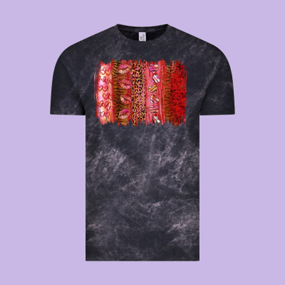 Valentine's Day Brushstroke Vintage Tee Designed By Ranaportraitstore