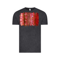 Vintage Black valentine's day brushstroke Vintage Tee - RanaPortraitStore