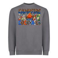 Storm campfire and cocktails Heavyweight Sweatshirt - texasbilliewilder