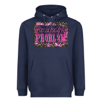 Navy Western Somebody's Problem Heavyweight Hoodie - LillyAllenDesigns