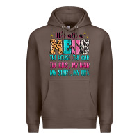 Coffee It's all a mess the house the car Premium Hoodie - MaliasSmallBusiness