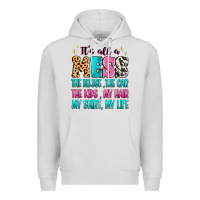 Dove Grey It's all a mess the house the car Premium Hoodie - MaliasSmallBusiness