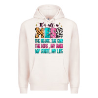 Pale Pink It's all a mess the house the car Premium Hoodie - MaliasSmallBusiness