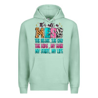 Seafoam It's all a mess the house the car Premium Hoodie - MaliasSmallBusiness