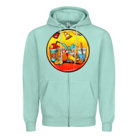 Seafoam firefighter coasters Zipper Hoodie - AdoDesignShop