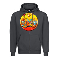 Smoke firefighter coasters Zipper Hoodie - AdoDesignShop