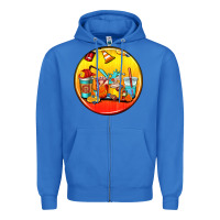 True Royal firefighter coasters Zipper Hoodie - AdoDesignShop