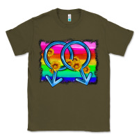 Army Green lgbtq gender gay symbol Classic Tee - HRA Design Shop