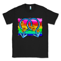 Black lgbtq gender gay symbol Classic Tee - HRA Design Shop