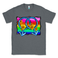 Charcoal Heather lgbtq gender gay symbol Classic Tee - HRA Design Shop