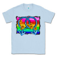 Dusty Blue lgbtq gender gay symbol Classic Tee - HRA Design Shop