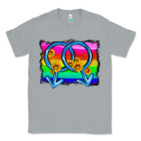 Heather Grey lgbtq gender gay symbol Classic Tee - HRA Design Shop