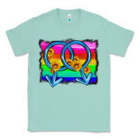 Seafoam lgbtq gender gay symbol Classic Tee - HRA Design Shop