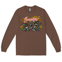 Chestnut beautiful crazy Long Sleeve Tee - CowhideDigitalArt