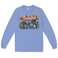 Colony Blue beautiful crazy Long Sleeve Tee - CowhideDigitalArt