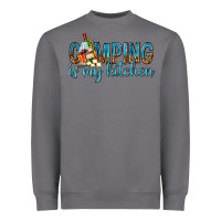 Storm camping is my kitchen with wine Heavyweight Sweatshirt - texasbilliewilder