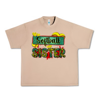 Burro softball sister with leopard Urban Heavy Tee - Zillion Design Studio